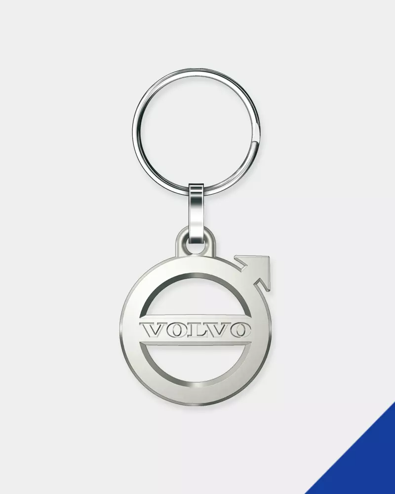 Porte-clés Voiture Pour Volvo Avec Logo - Design Esthétique, Durable, Cadeau Homme Femme, Accessoire Auto